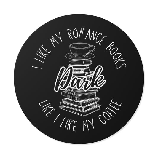 Dark Coffee & Books Sticker