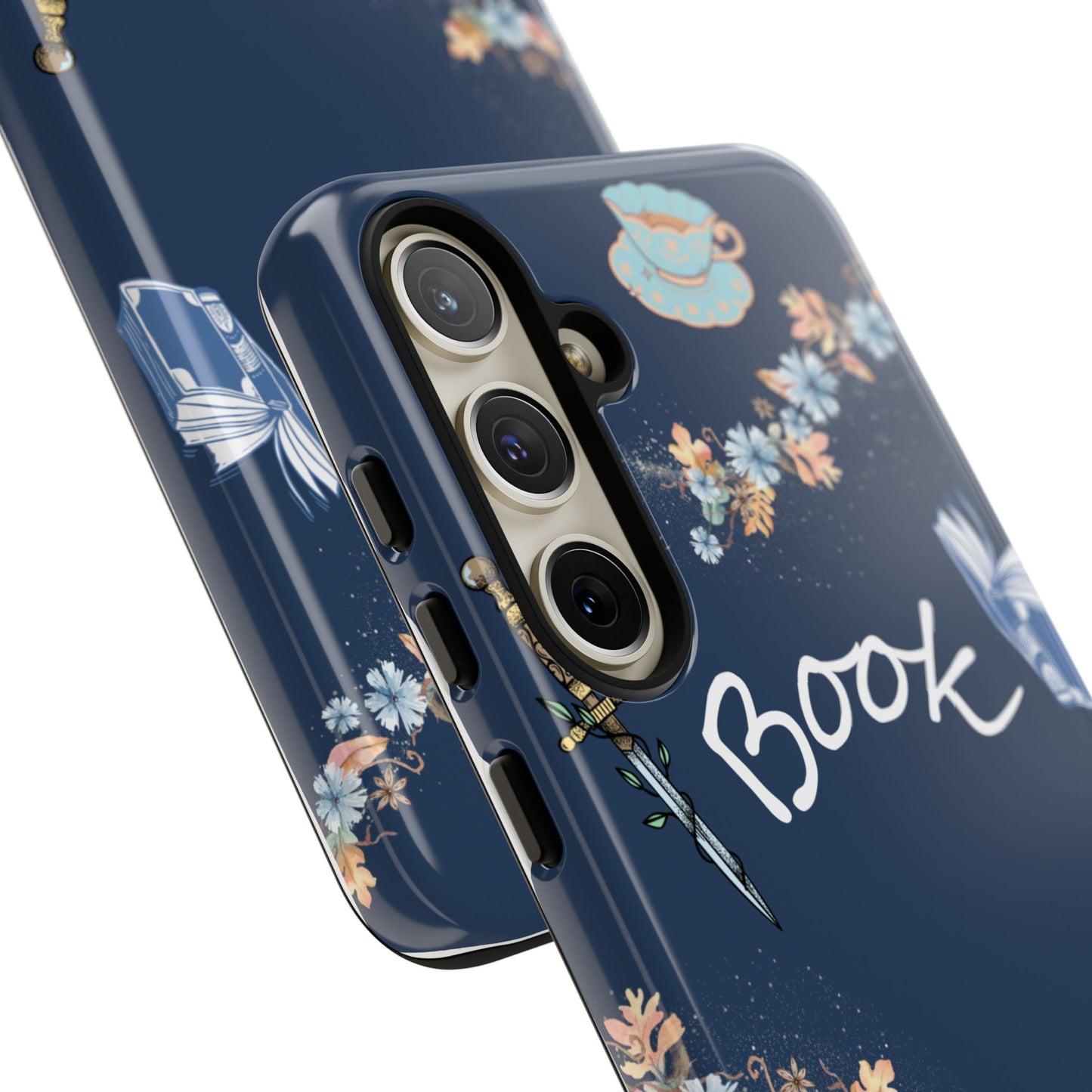 Book Lover Navy Phone Case