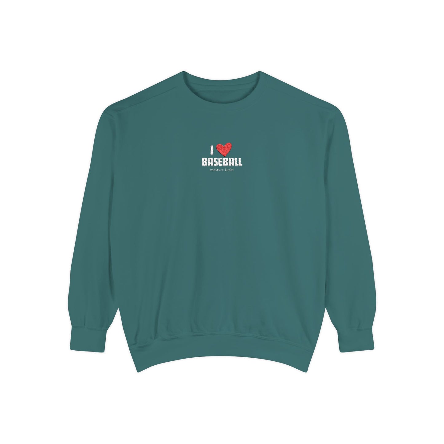 I Heart Baseball Embroidered Crewneck