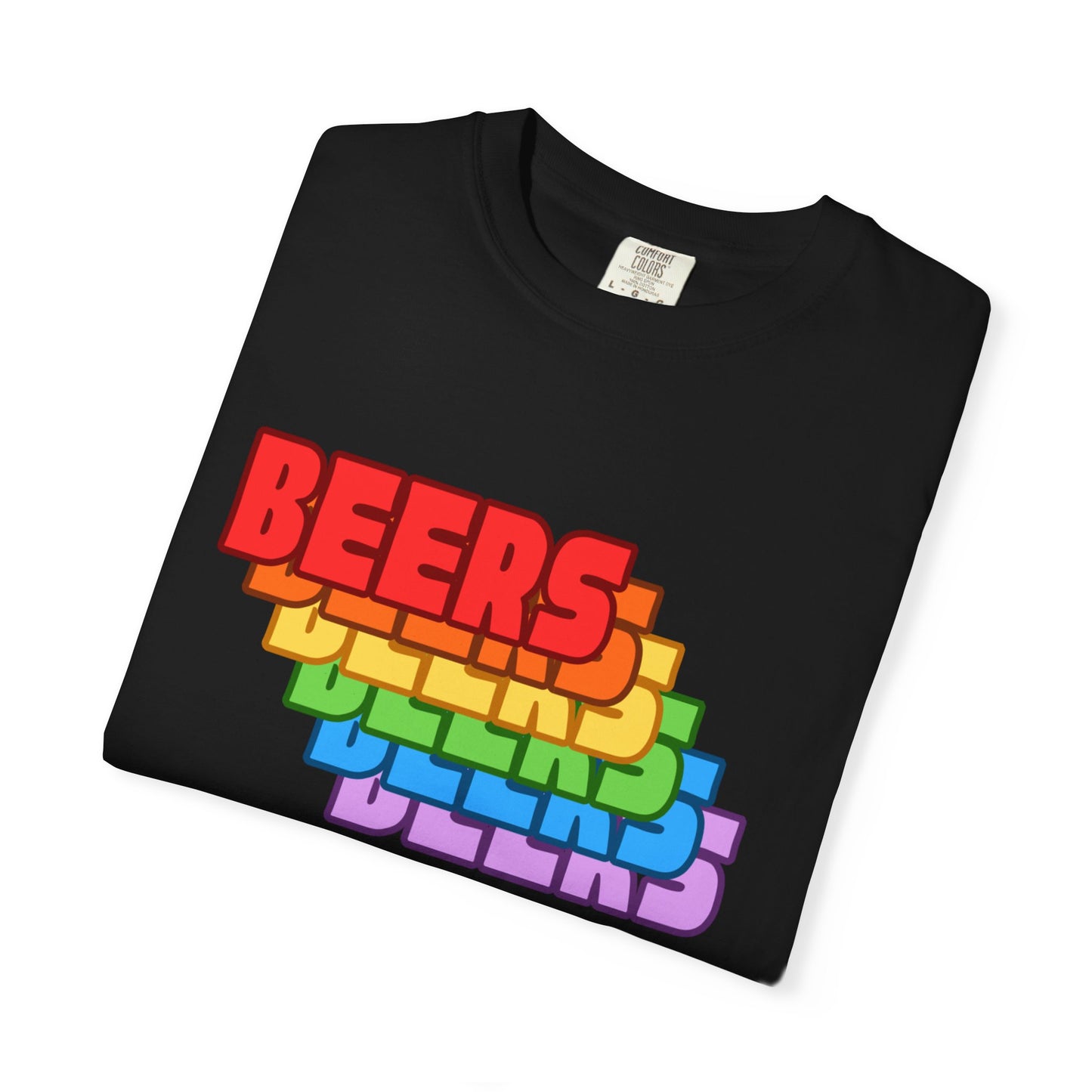BEERS Rainbow Retro Tee
