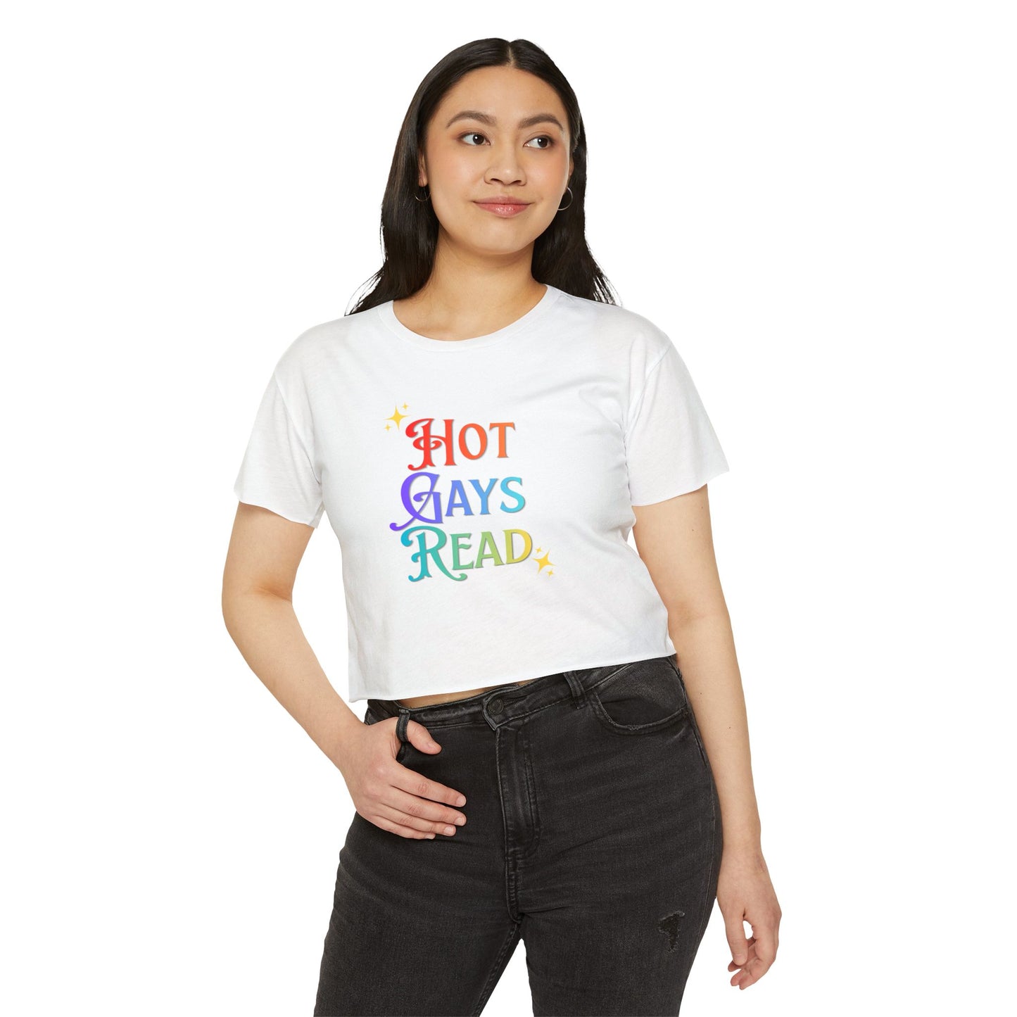 Hot Gays Read Crop Top