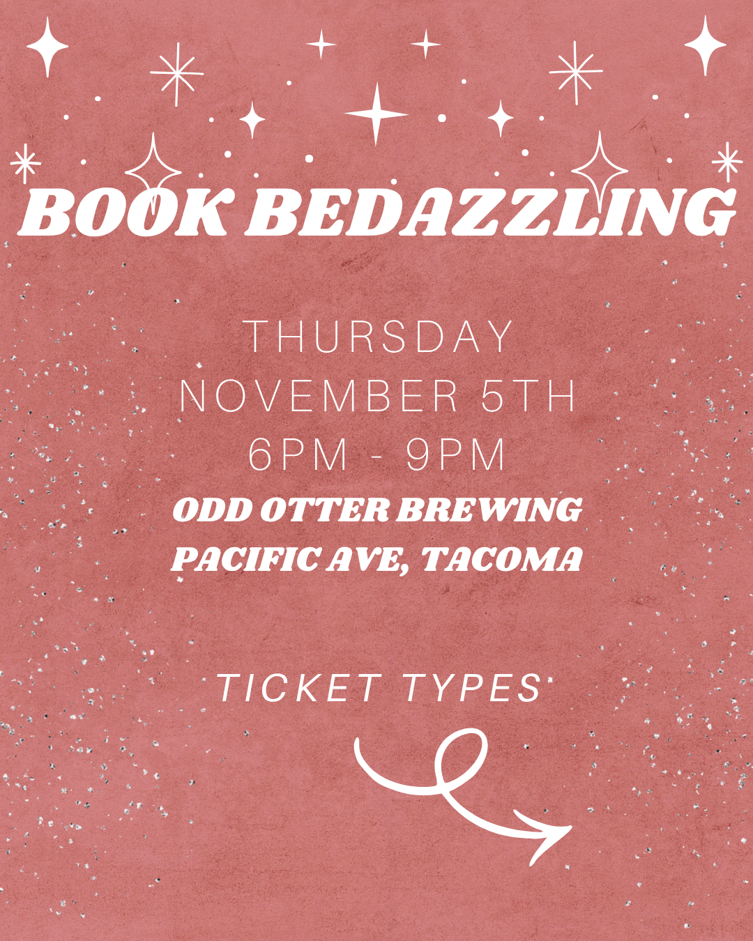 Book Bedazzling at Odd Otter