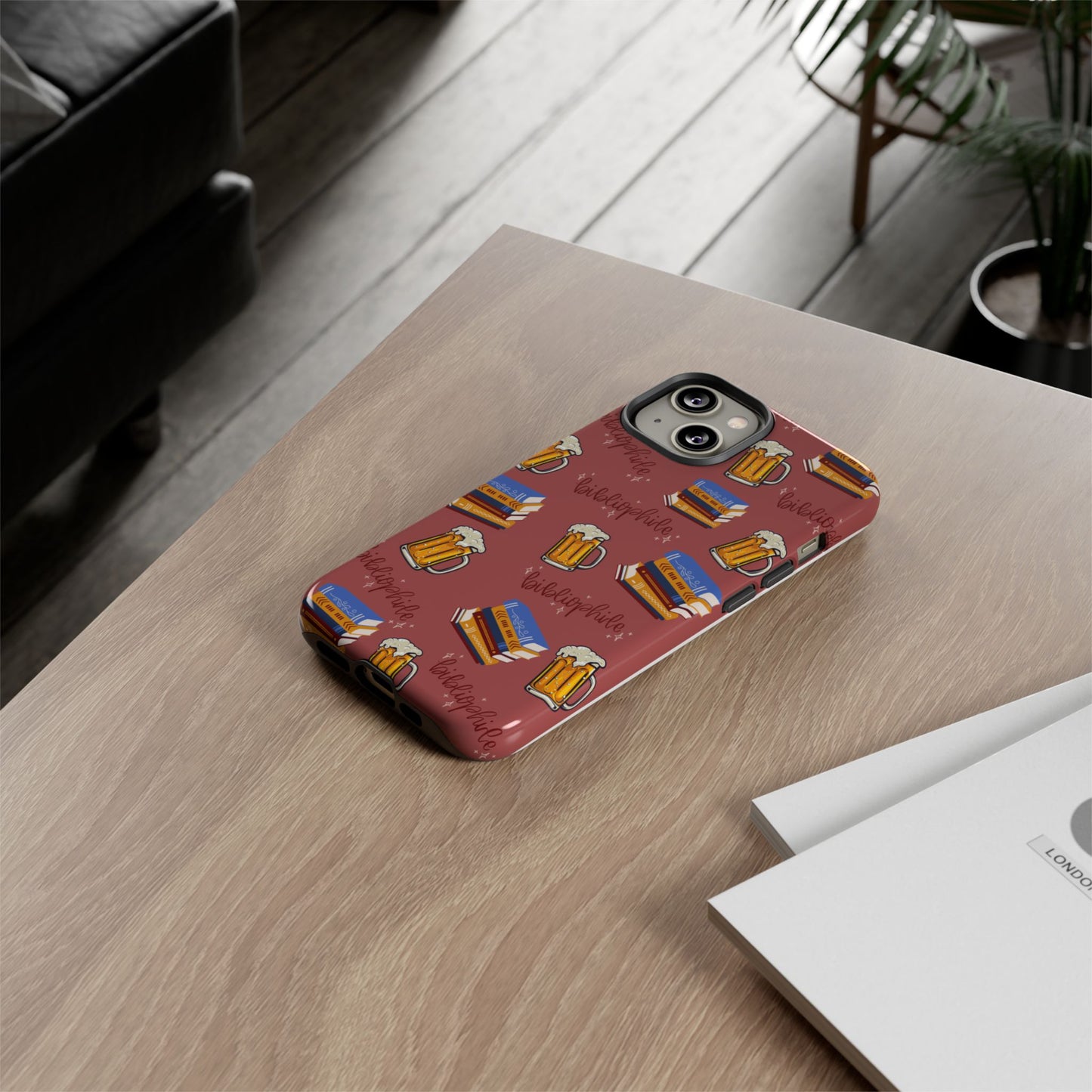 Bibliophile Beer Phone Case