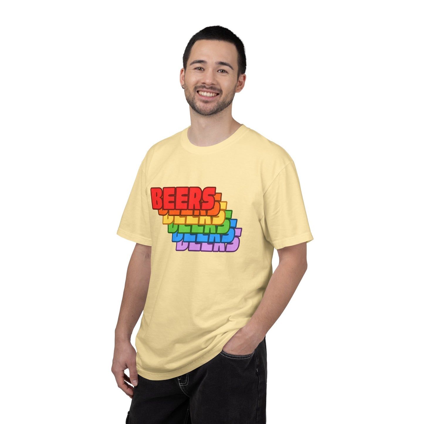 BEERS Rainbow Retro Tee