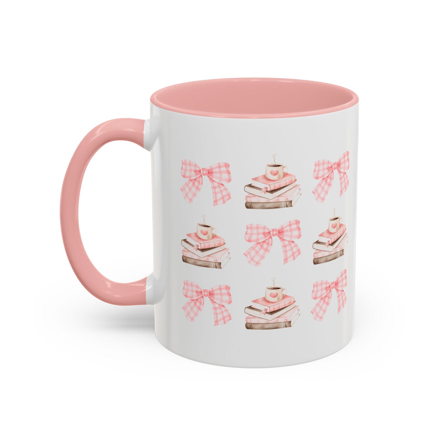 Pink Bookish Bows Mug