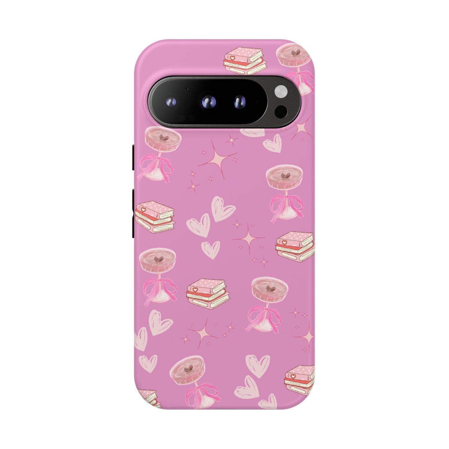 Pink Bookish Espresso Martini Phone Case