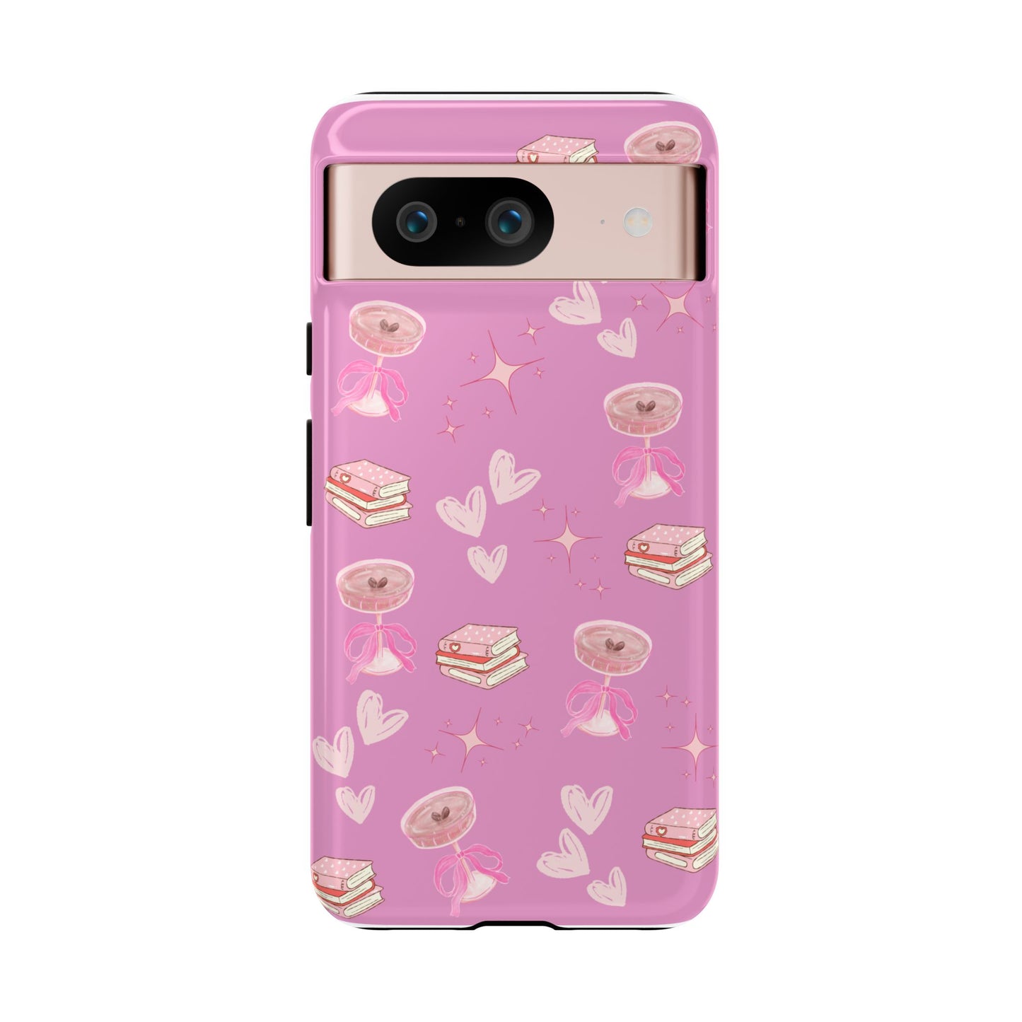 Pink Bookish Espresso Martini Phone Case
