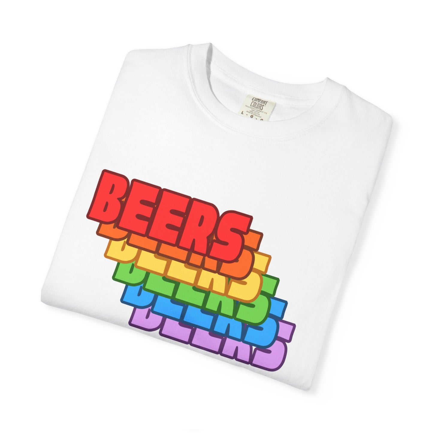 BEERS Rainbow Retro Tee