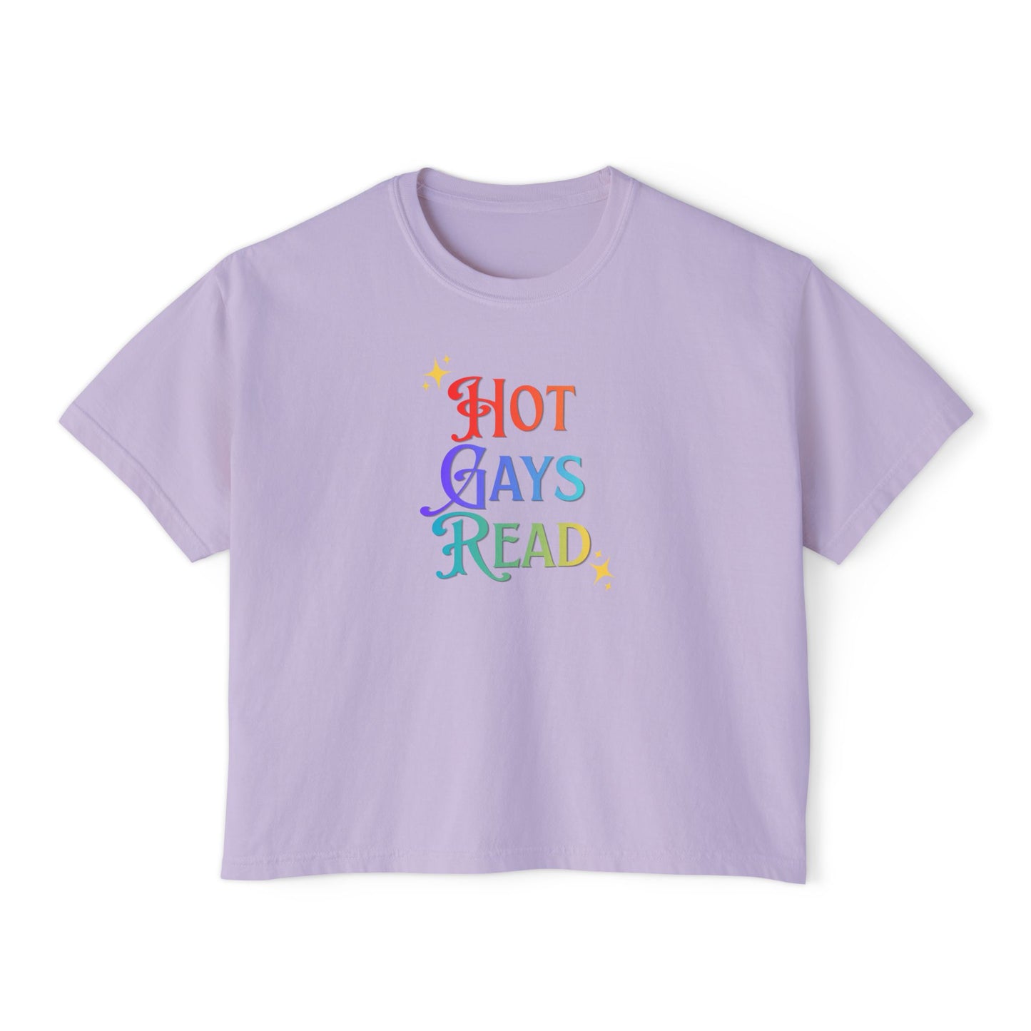 Hot Gays Read Cropped Tee