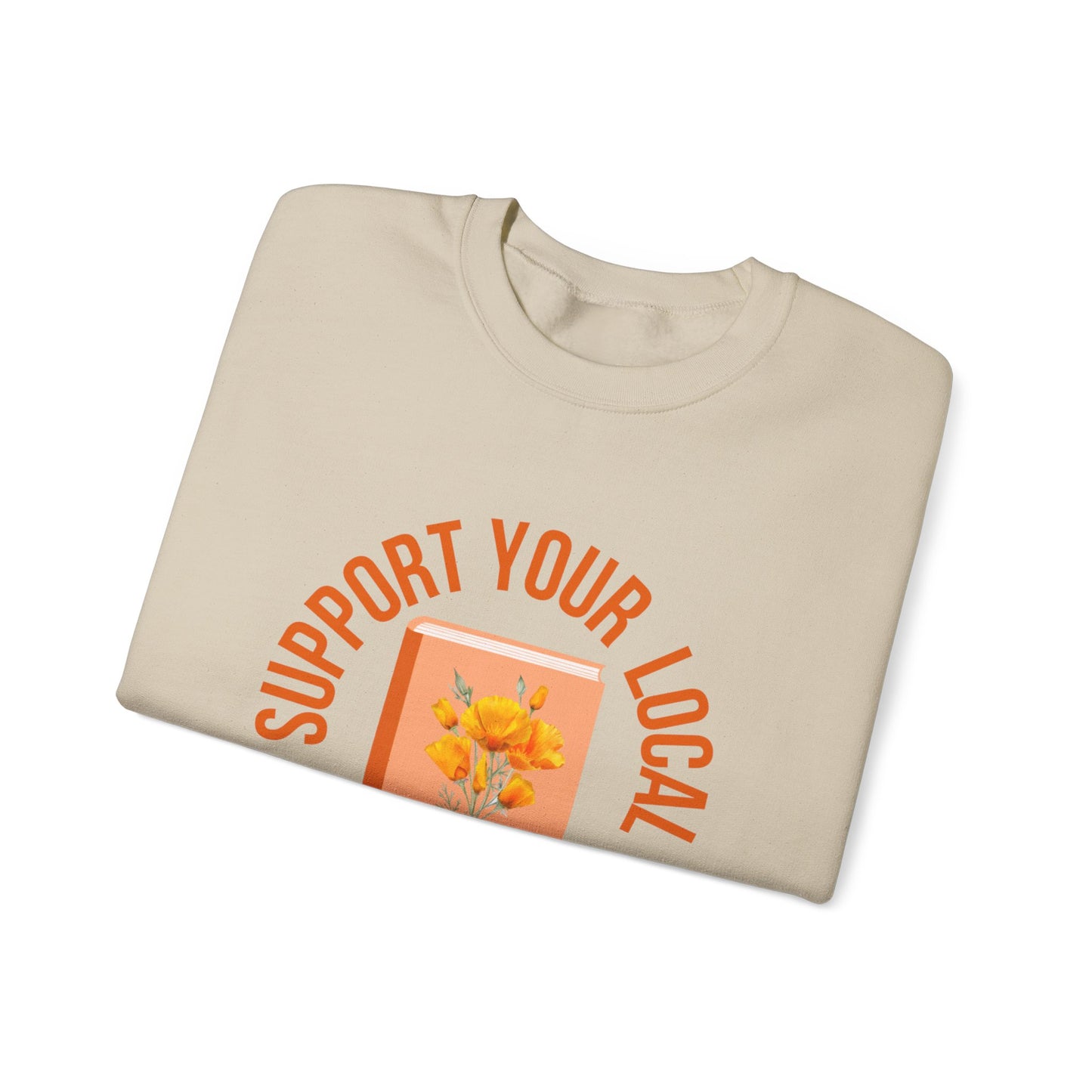Support Your Local Reader CA Crewneck