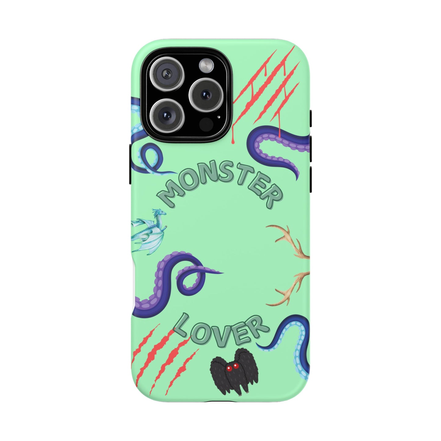Monster Lover Mint Phone Case