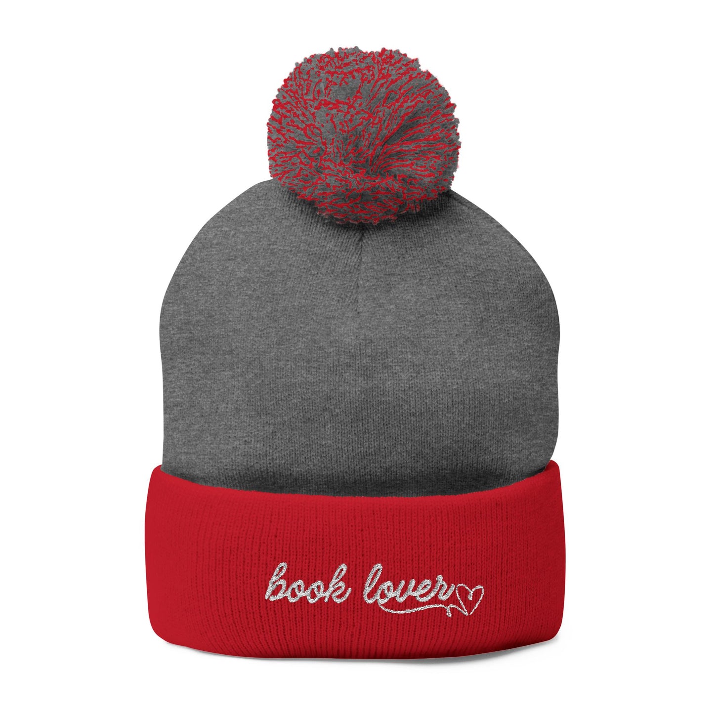 Book Lover Pom Pom Beanie