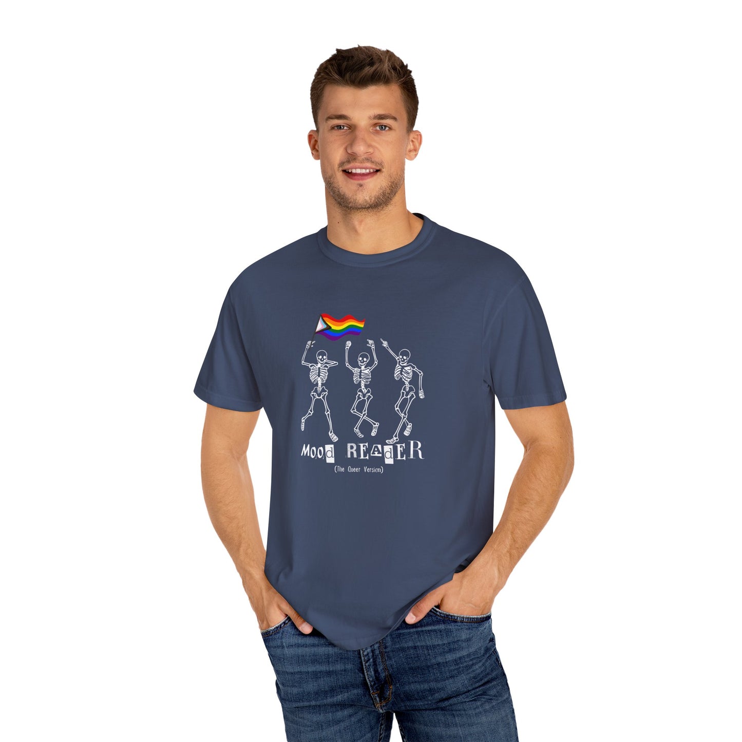 Mood Reader Queer Skeletons Tee