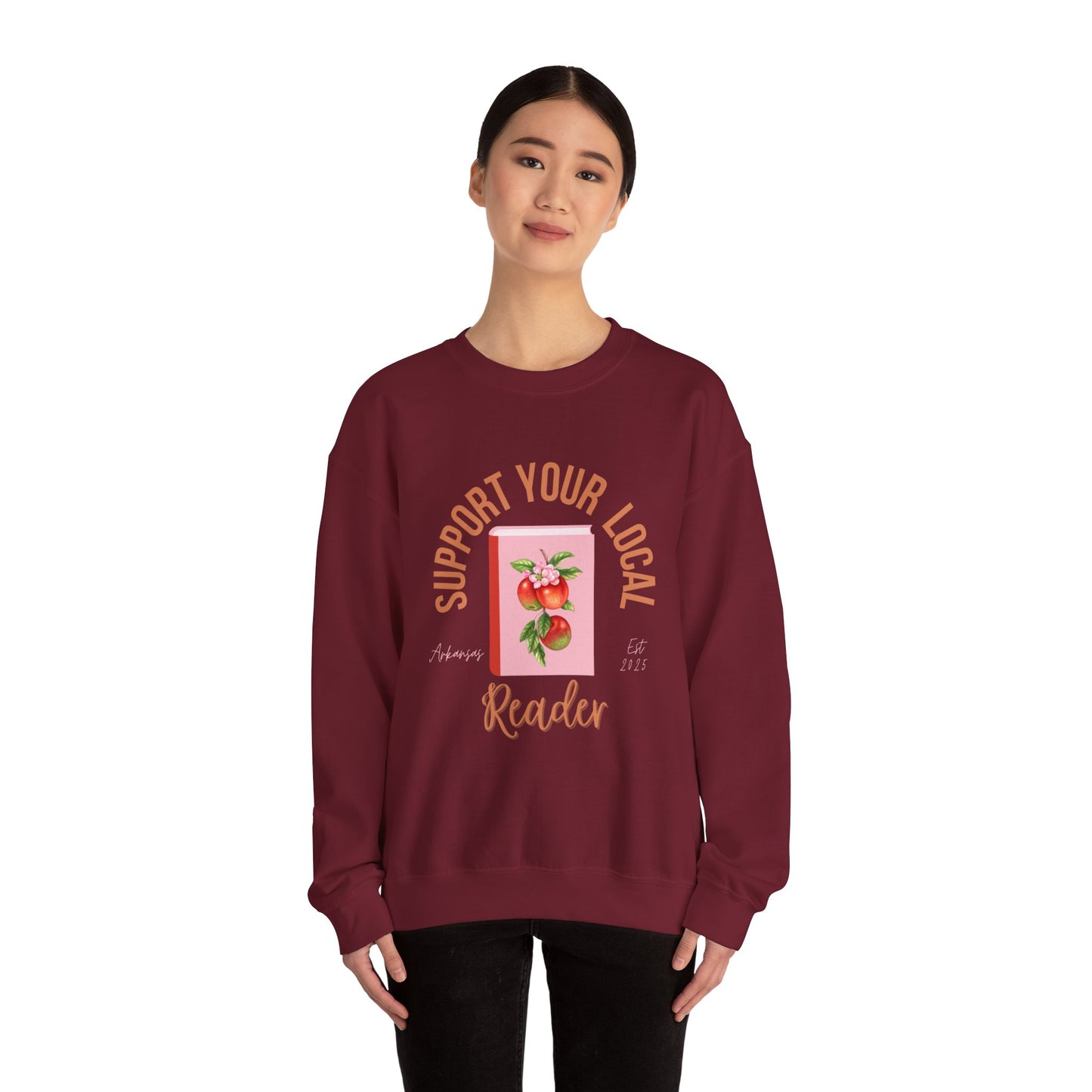 Support Your Local Reader AR Crewneck