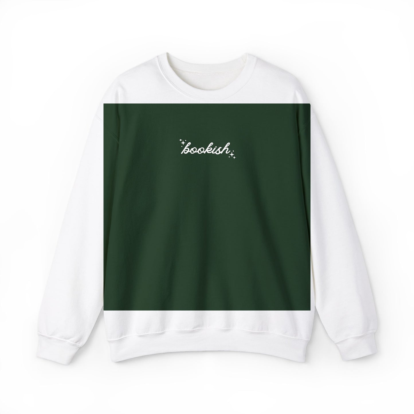 Embroidered 'Bookish' Crewneck