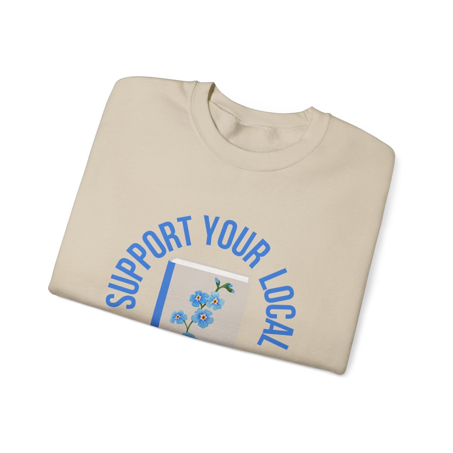 Support Your Local Reader AK Crewneck