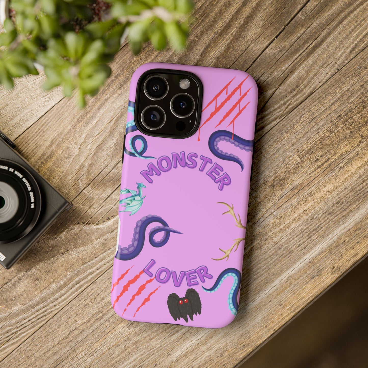 Monster Lover Purple Phone Case