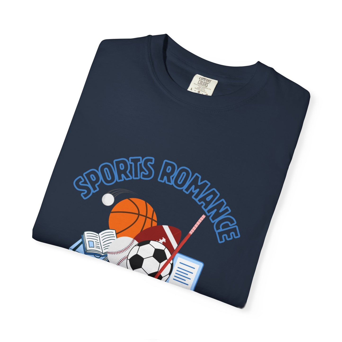 Blue Sports Romance Varsity Team Tee