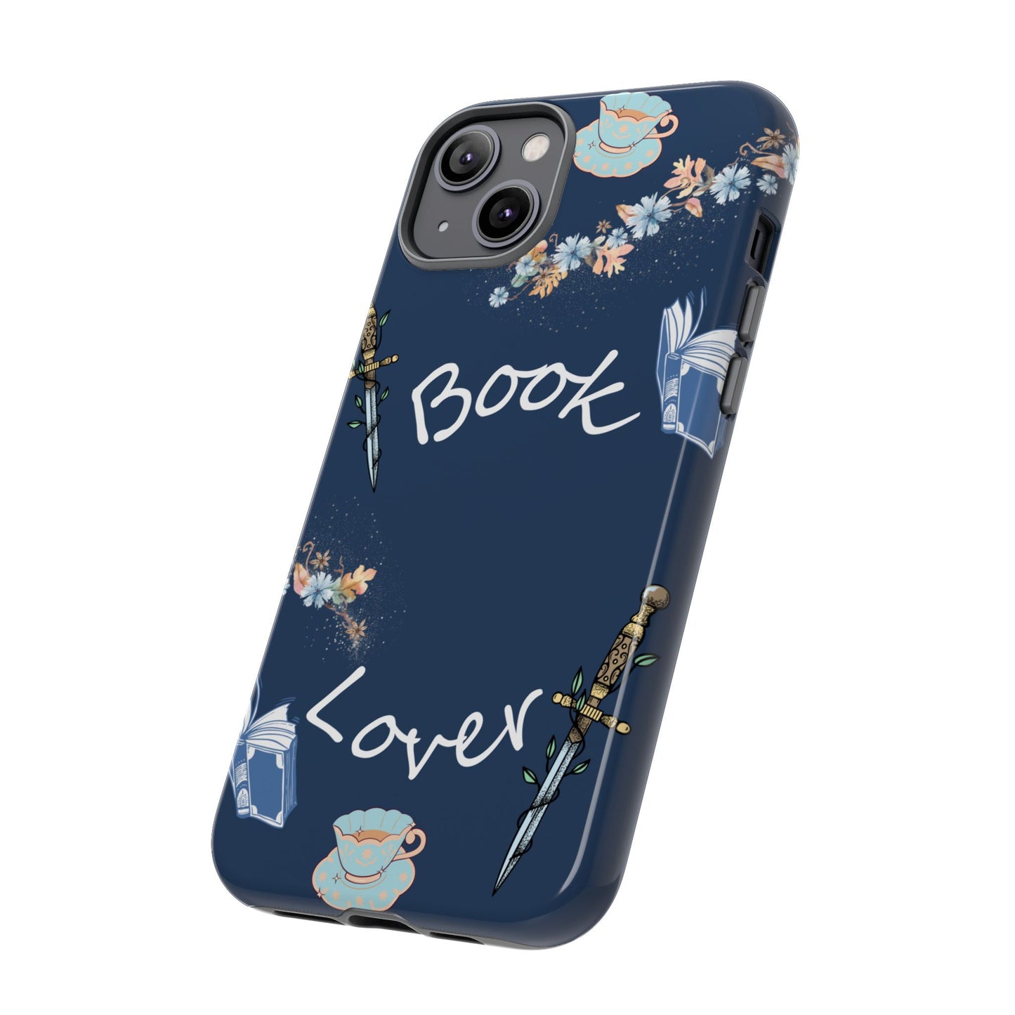 Book Lover Navy Phone Case
