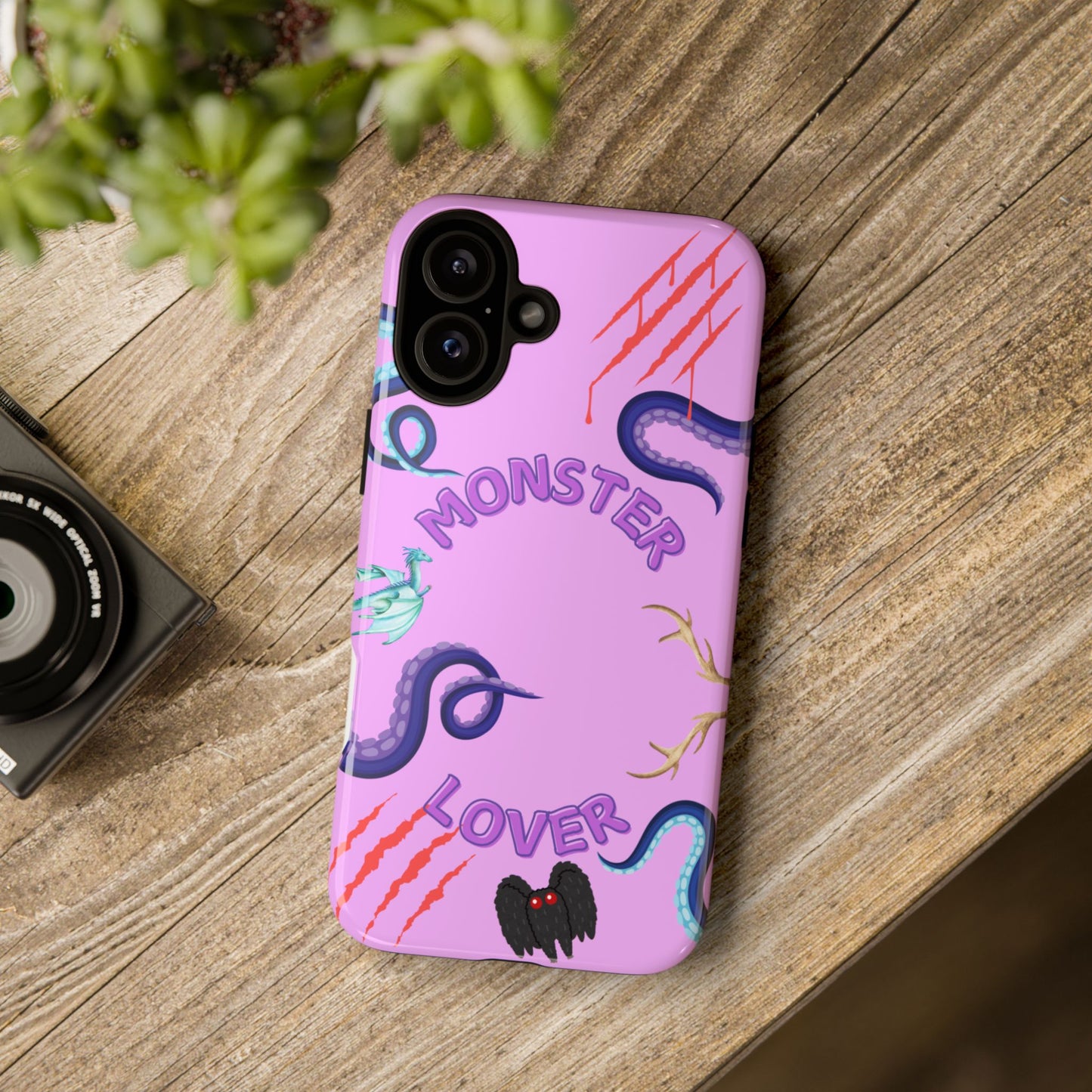 Monster Lover Purple Phone Case