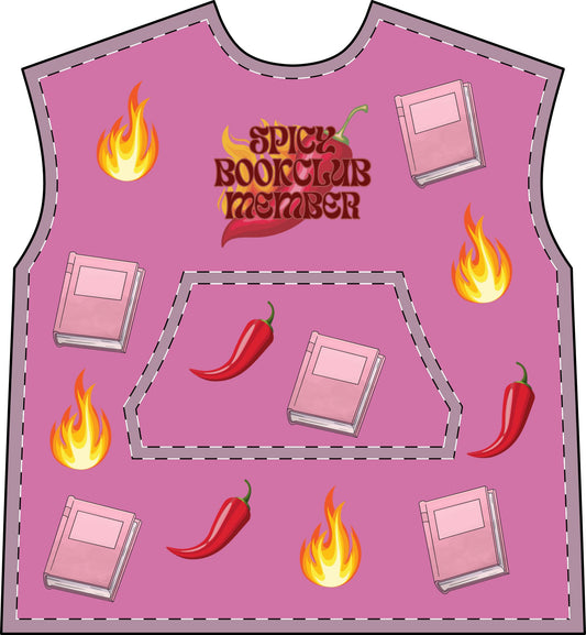 Spicy Bookclub Hooded Blanket