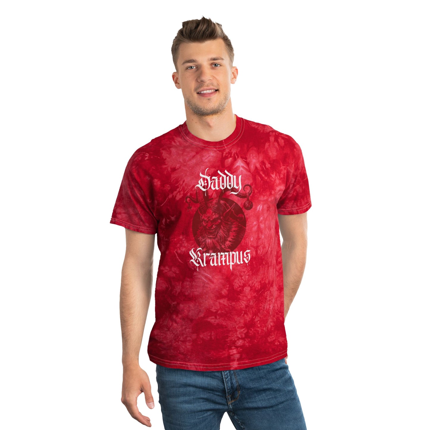 Daddy Krampus Tie Dye Tee