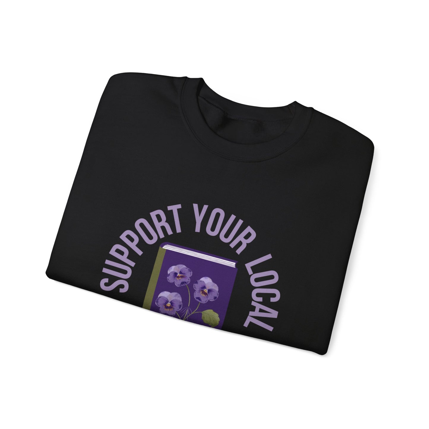 Support Your Local Reader NJ Crewneck