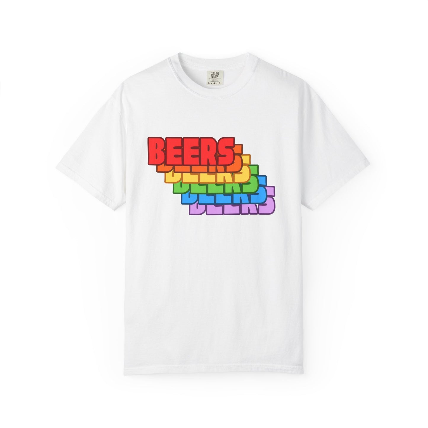 BEERS Rainbow Retro Tee