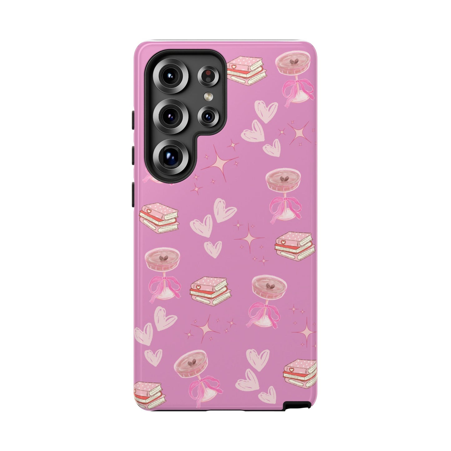 Pink Bookish Espresso Martini Phone Case