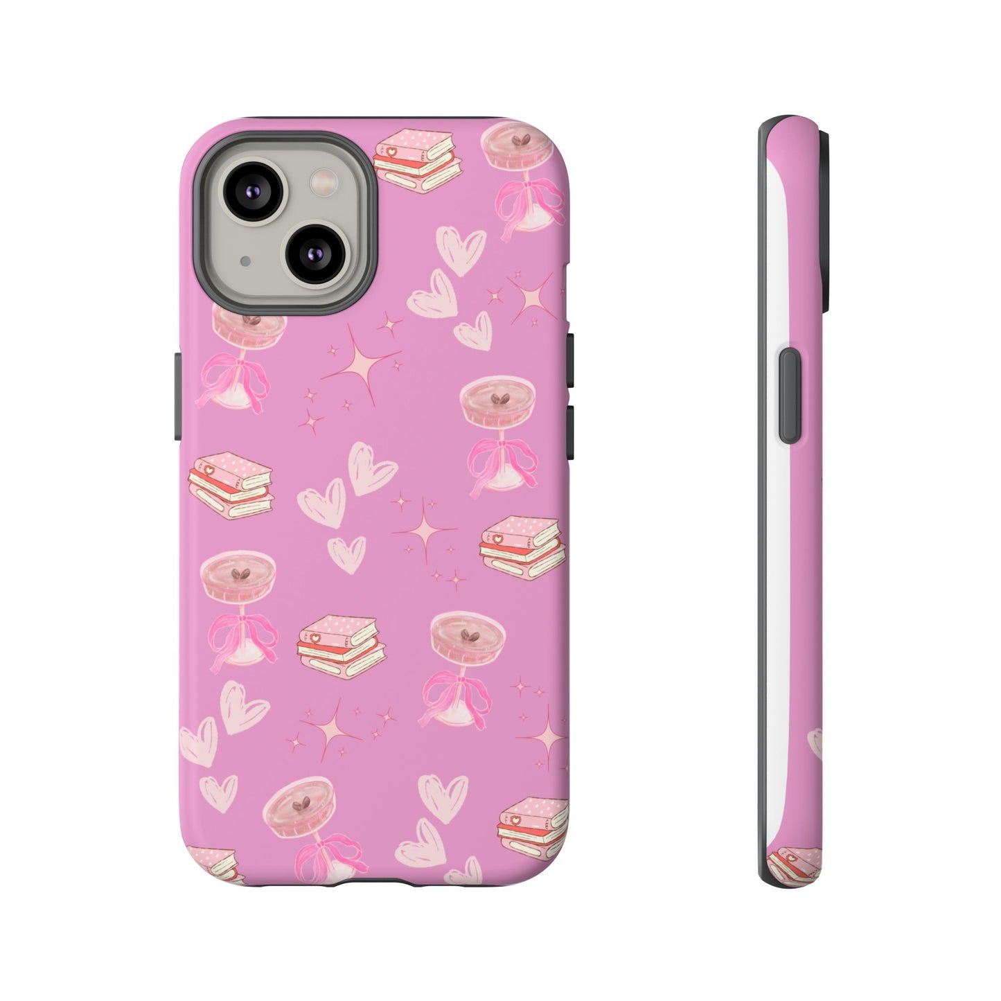 Pink Bookish Espresso Martini Phone Case