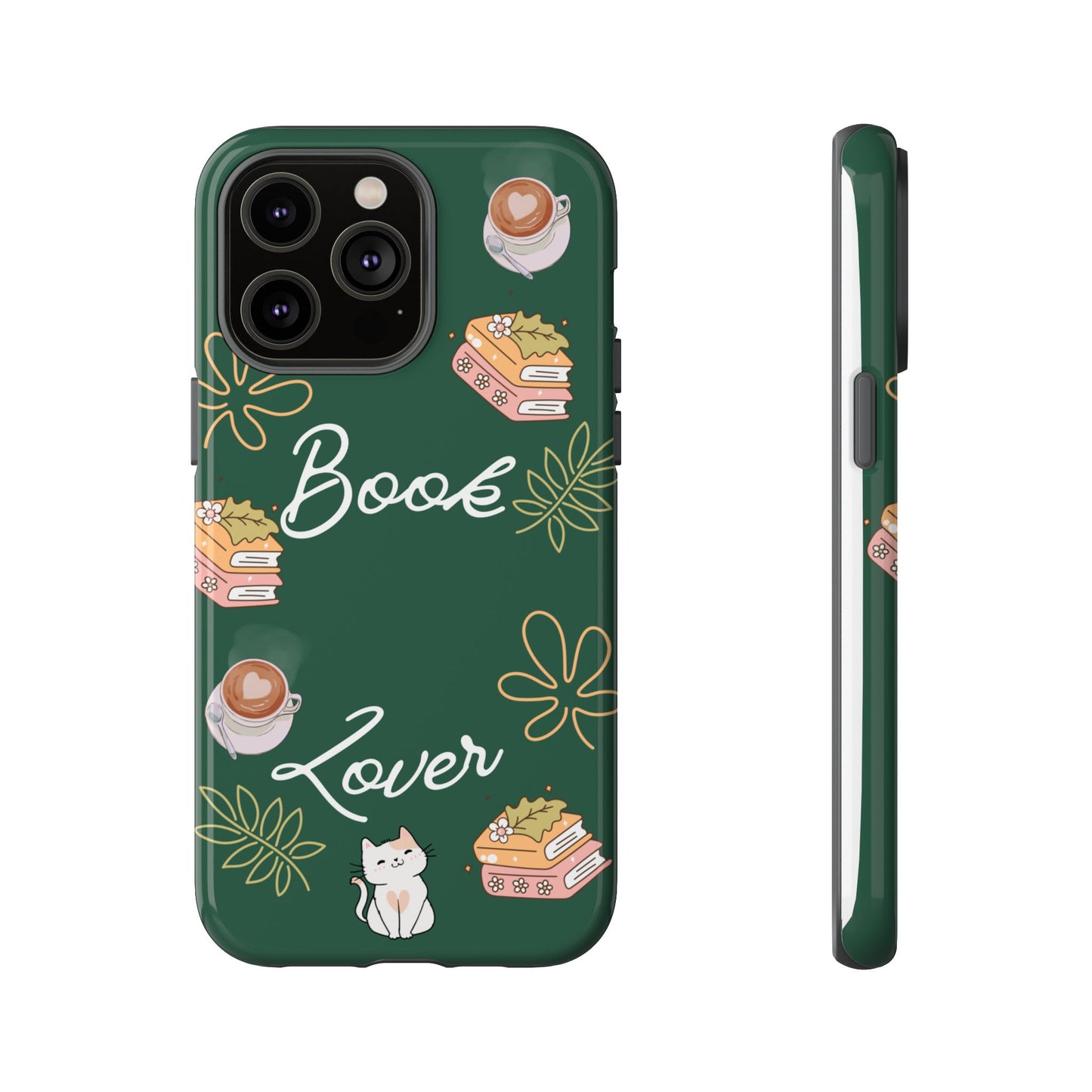 Book Lover Green Phone Case