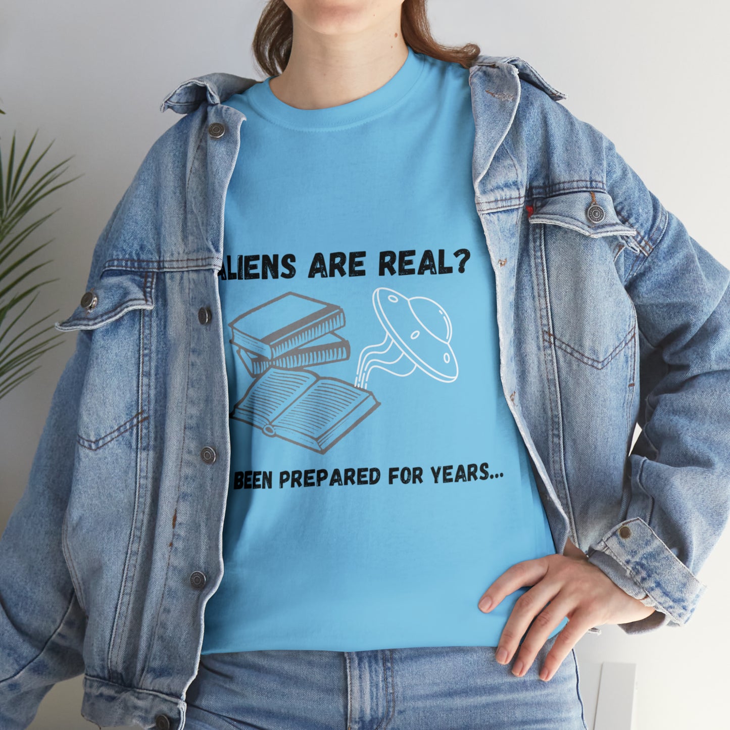 Aliens Are Real Blue Tee