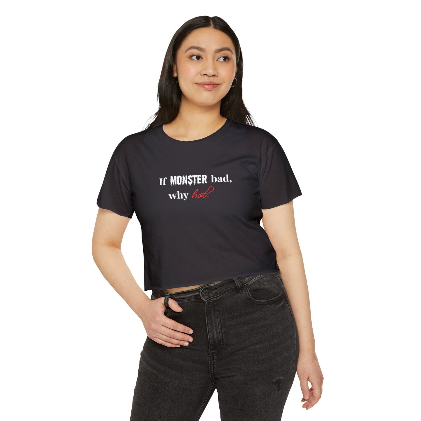 Why Hot? Monster Crop Tee