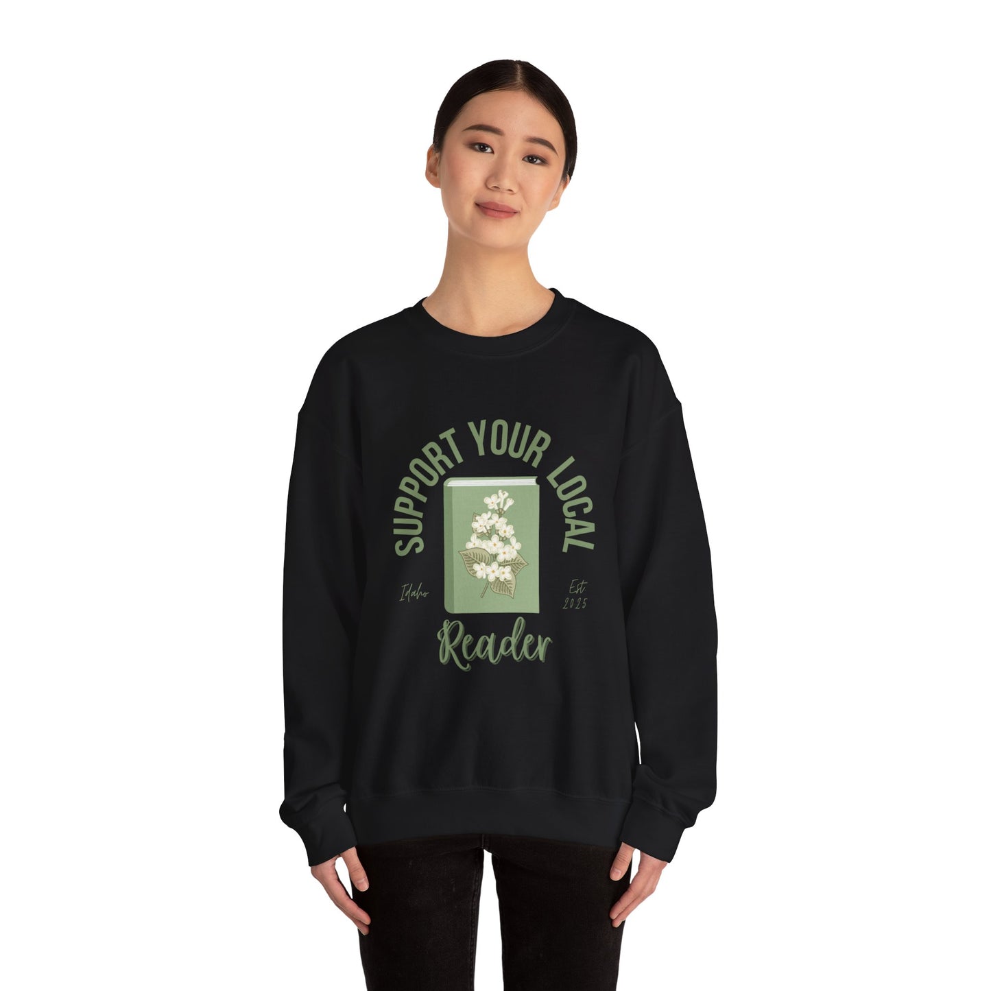 Support Your Local Reader ID Crewneck