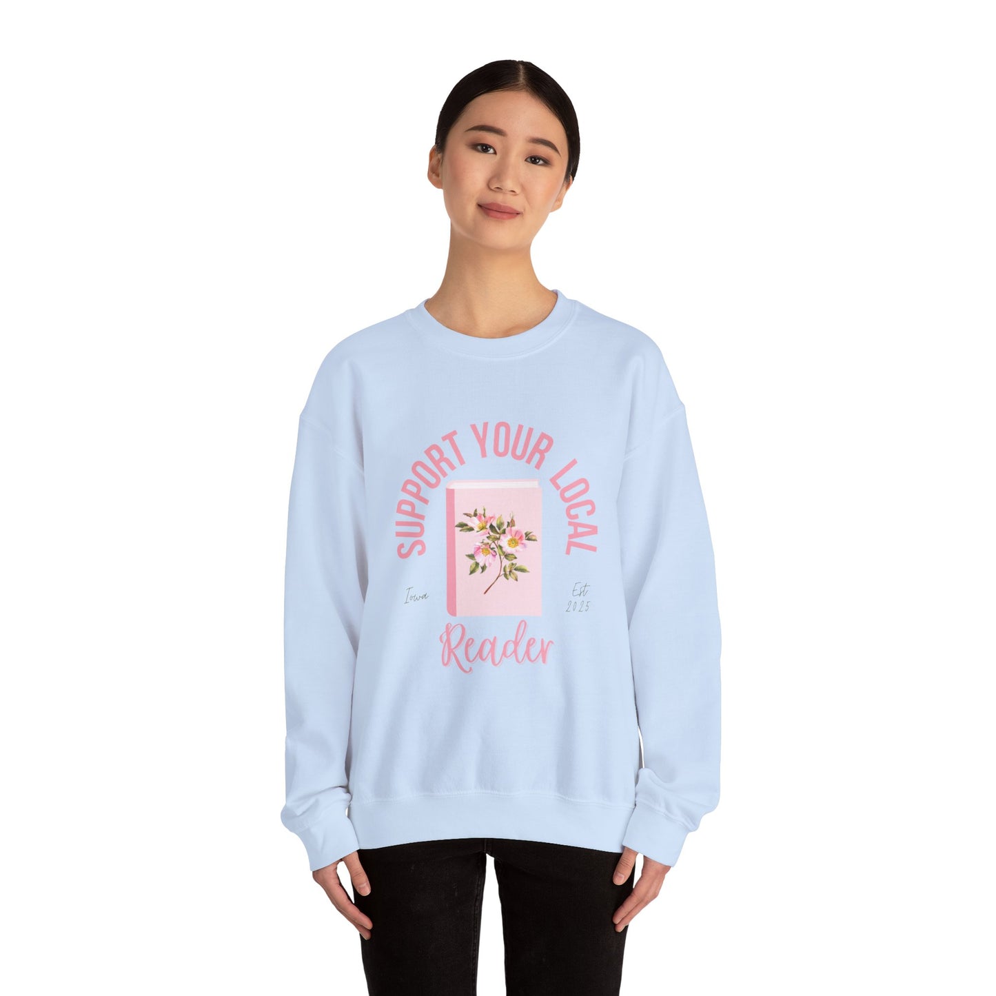 Support Your Local Reader IA Crewneck