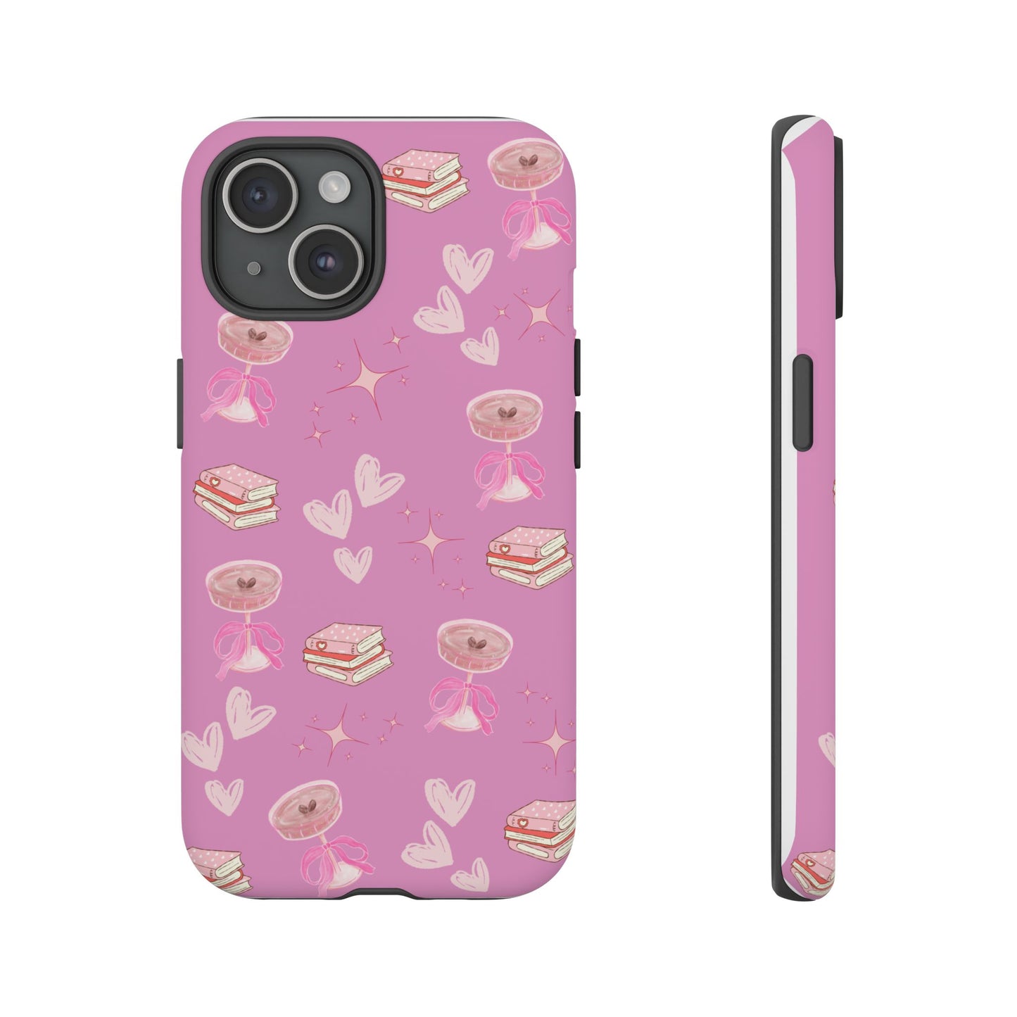 Pink Bookish Espresso Martini Phone Case