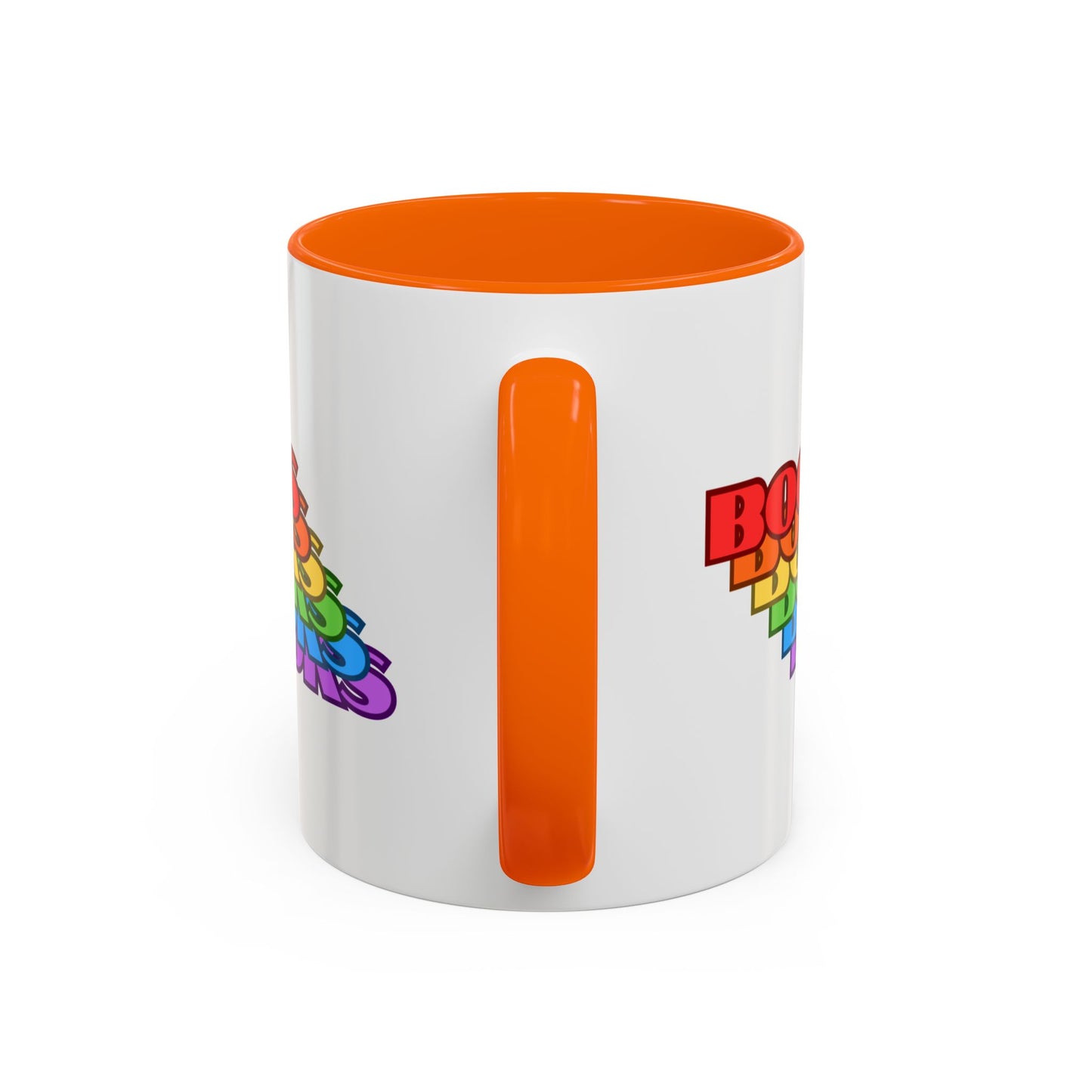 Books Rainbow Accent Mug