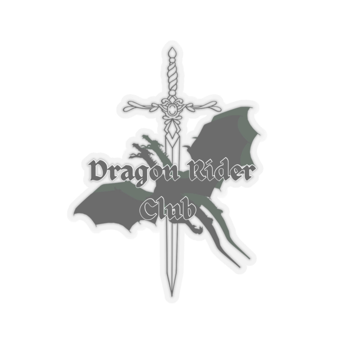Dragon Rider Club Sticker