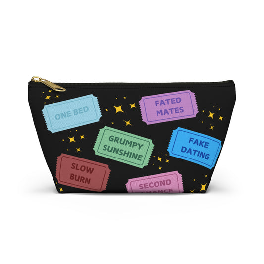 Tropes Ticket Black Pouch