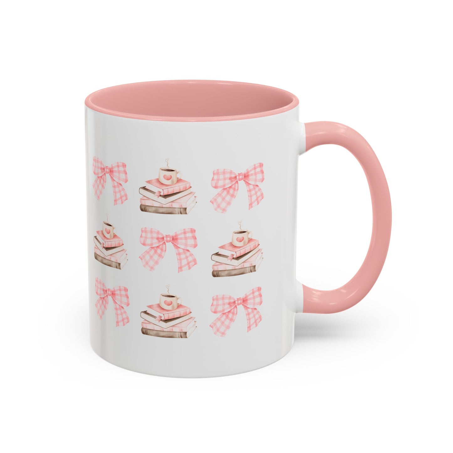 Pink Bookish Bows Mug