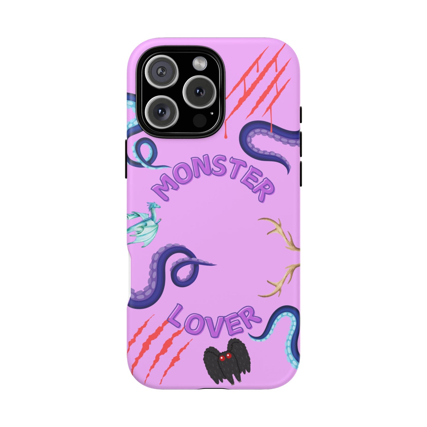 Monster Lover Purple Phone Case