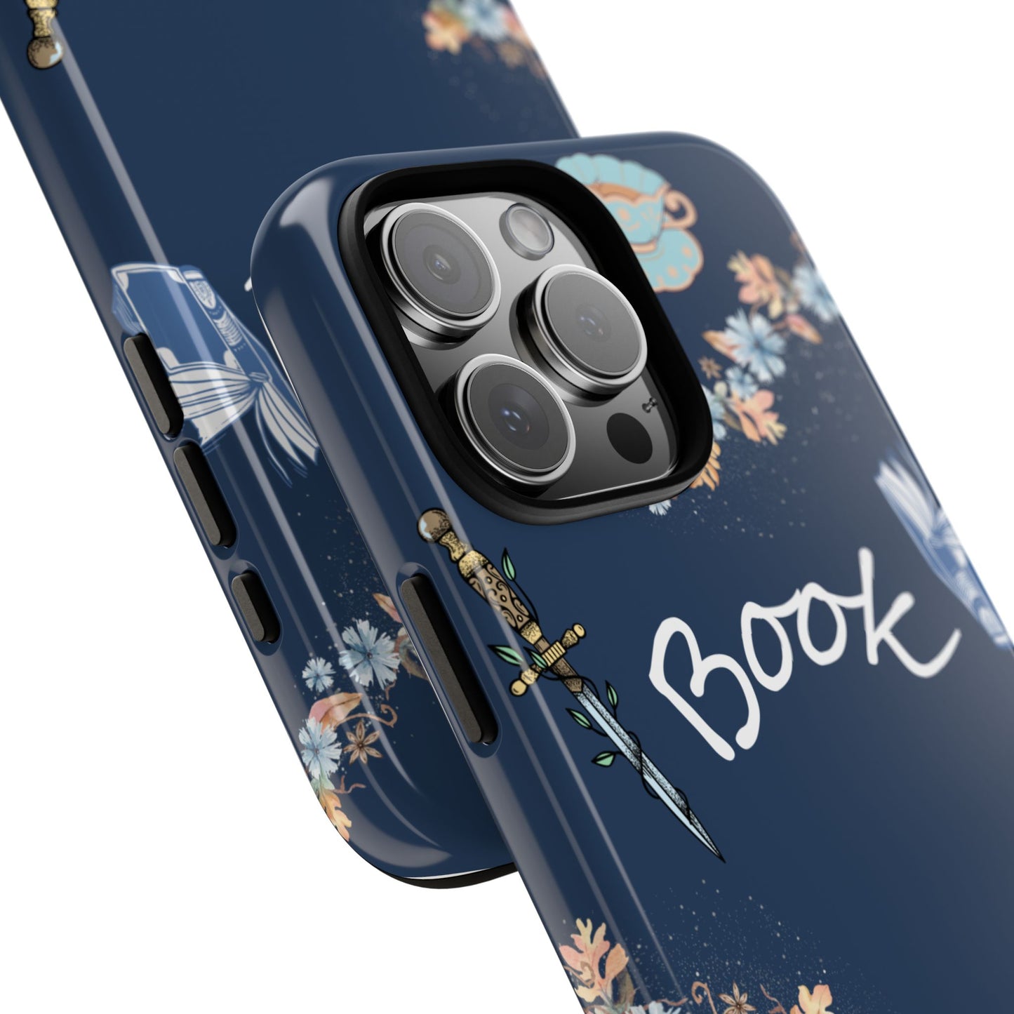 Book Lover Navy Phone Case