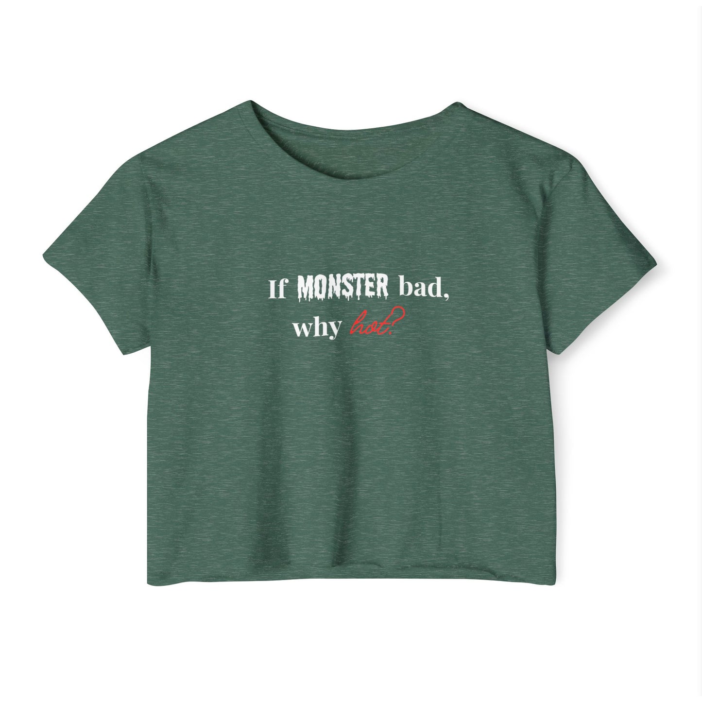 Why Hot? Monster Crop Tee
