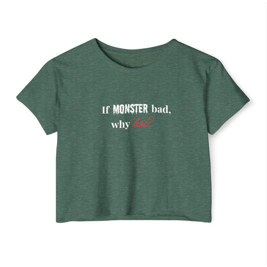 Why Hot? Monster Crop Tee