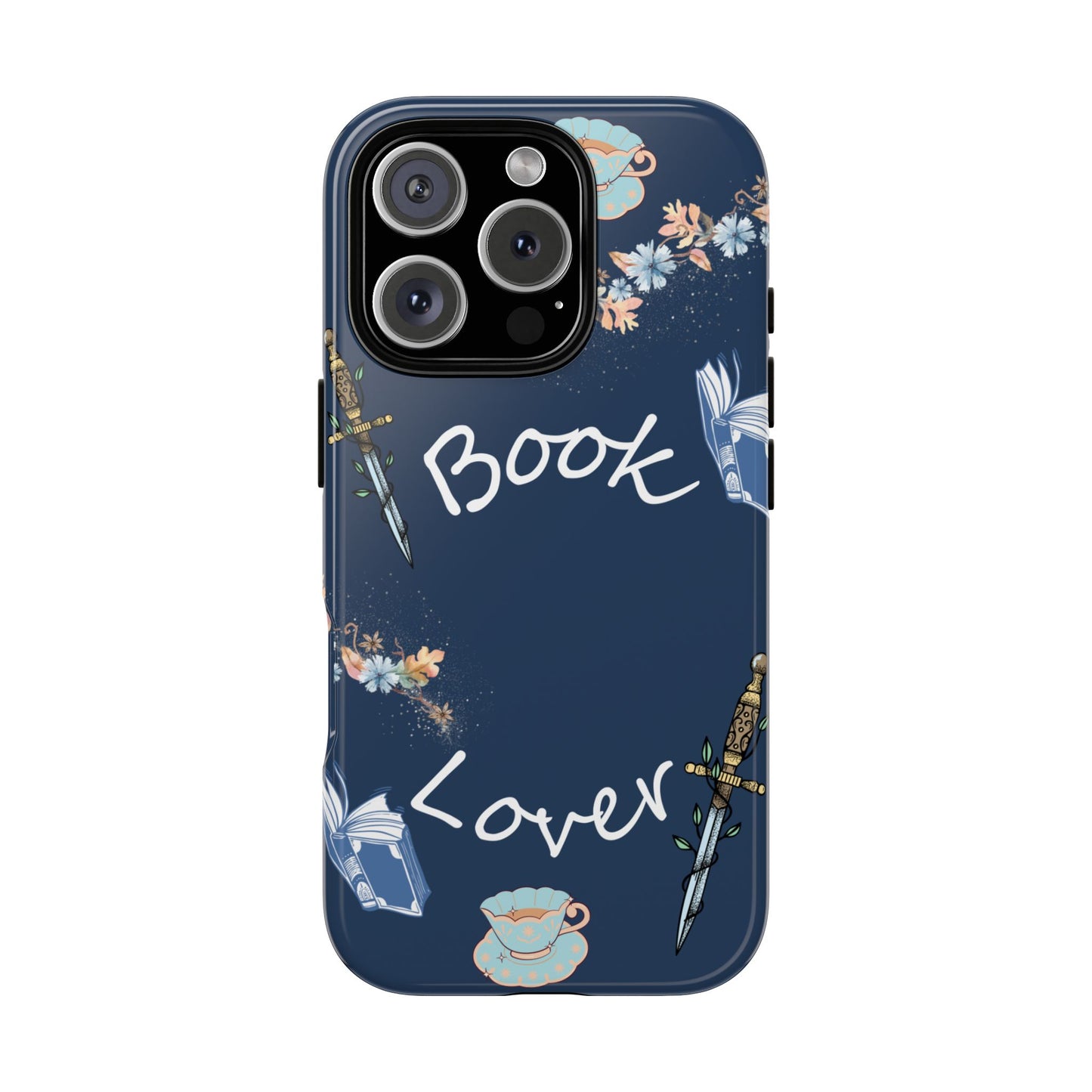 Book Lover Navy Phone Case