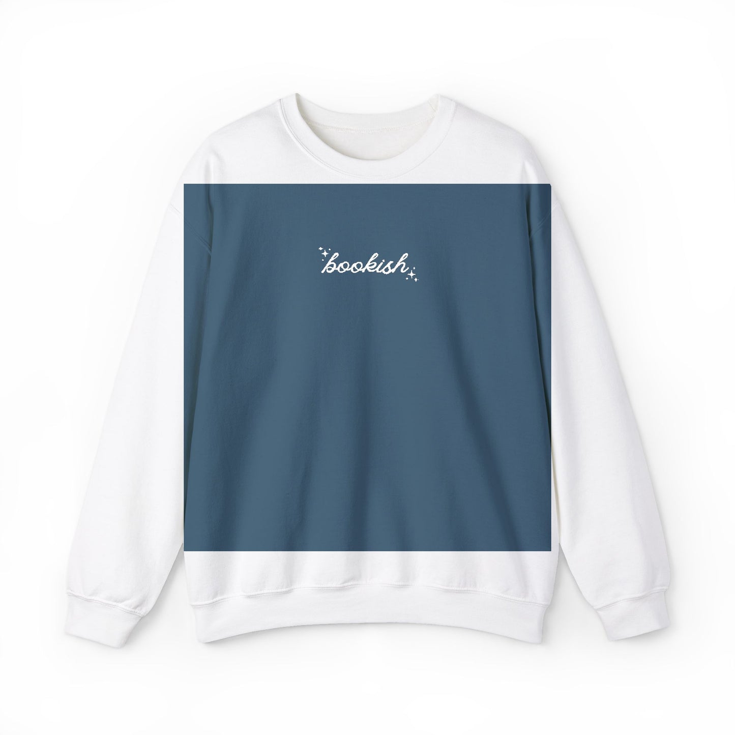 Embroidered 'Bookish' Crewneck