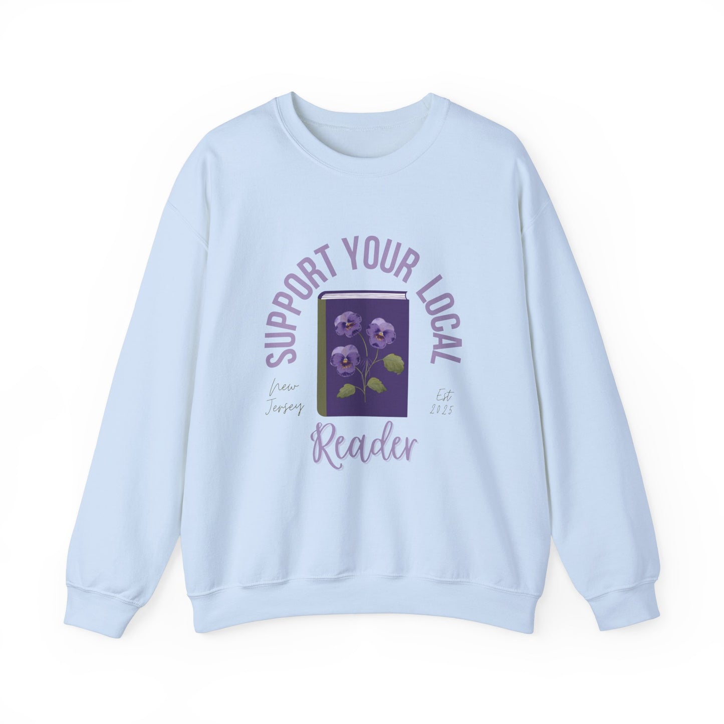 Support Your Local Reader NJ Crewneck