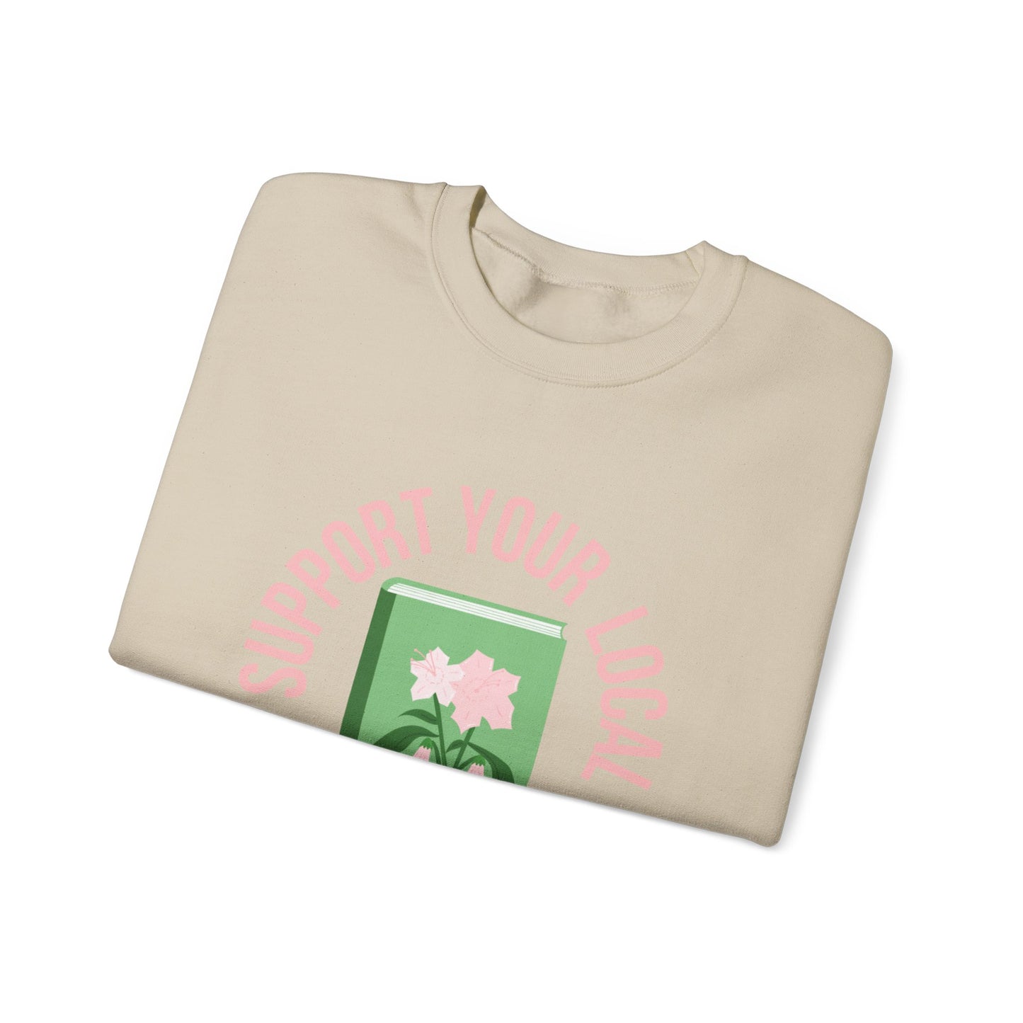 Support Your Local Reader CT Crewneck
