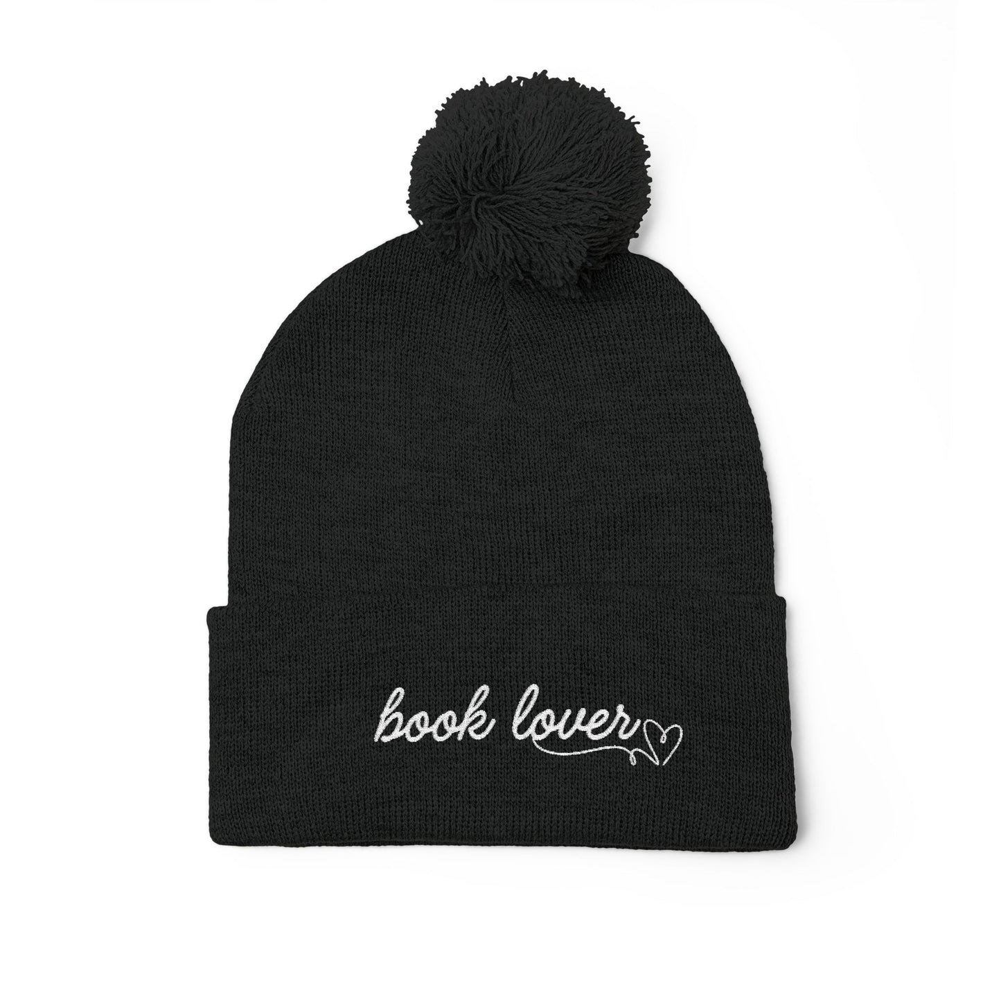Book Lover Pom Pom Beanie
