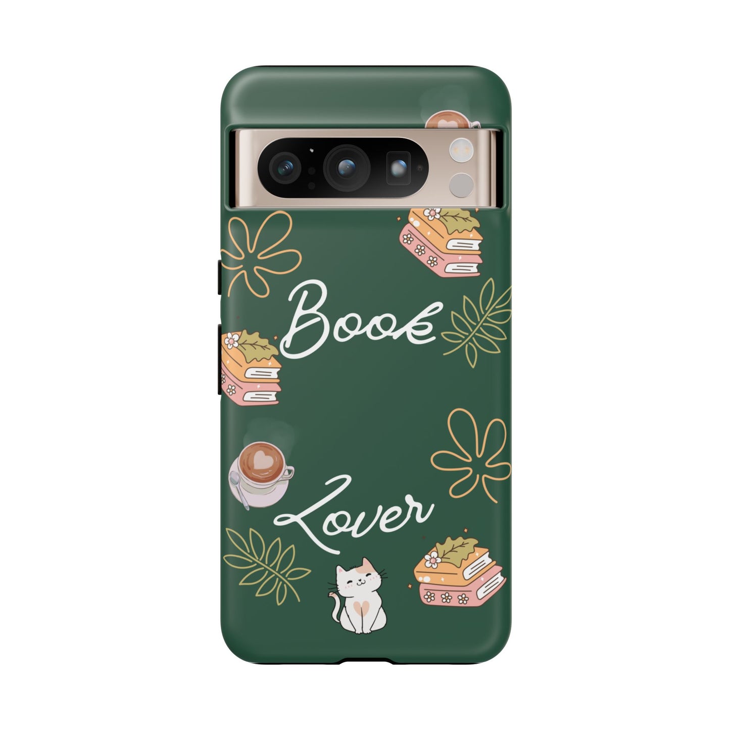 Book Lover Green Phone Case